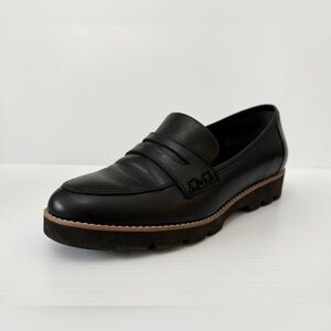 Black Leather Loafers
